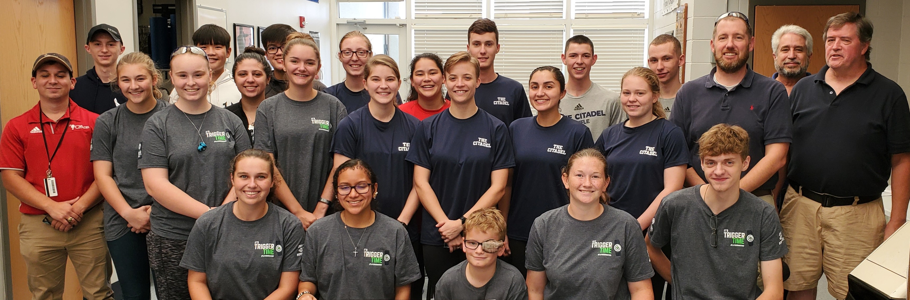 PGC Youth and Coaches at The Citadel Shooting Clinic